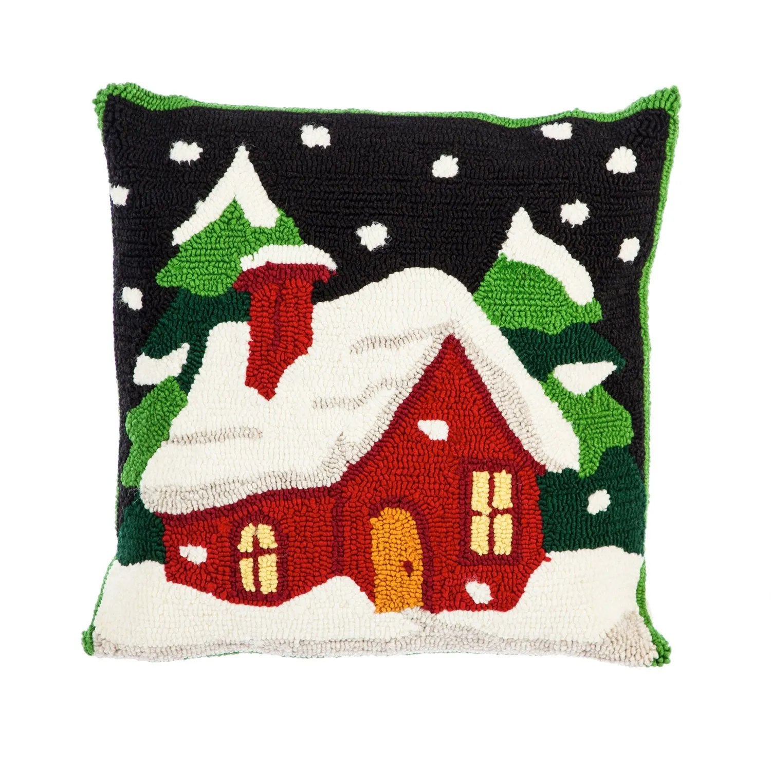 18''x18'' Indoor/Outdoor Hook Pillow, Holiday Home,4p4884