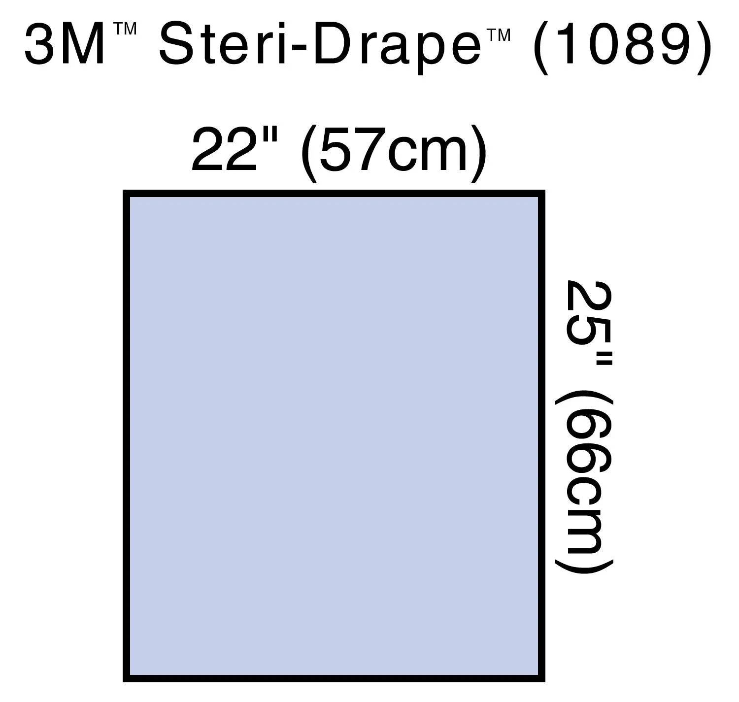 3M™ Steri-Drape™ Sterile Utility Sheet General Purpose Drape, 22 x 25 Inch, 1 Case of 160