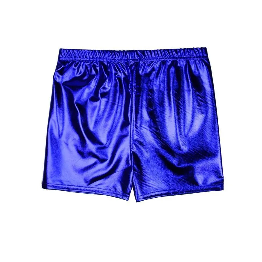 80's Costume Metallic Shorts (8 colours)