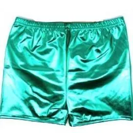 80's Costume Metallic Shorts (8 colours)