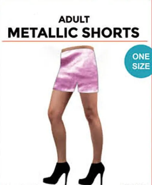 80's Costume Metallic Shorts (8 colours)