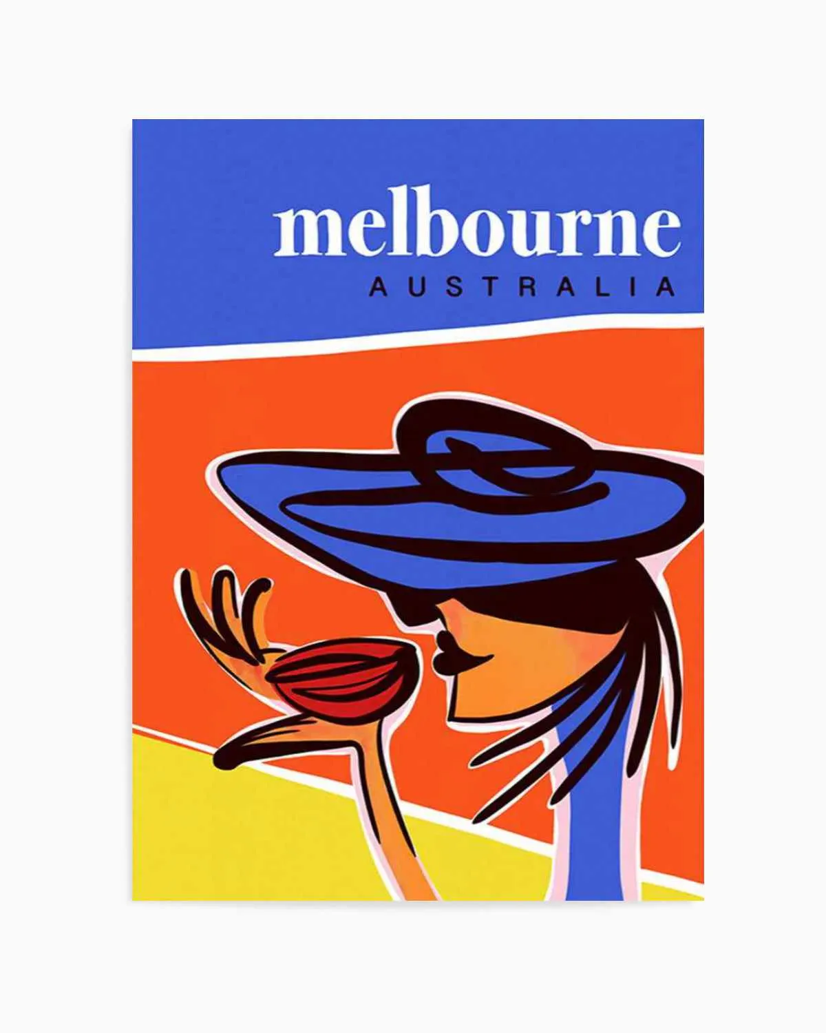 A Coffee in Melbourne Art Print