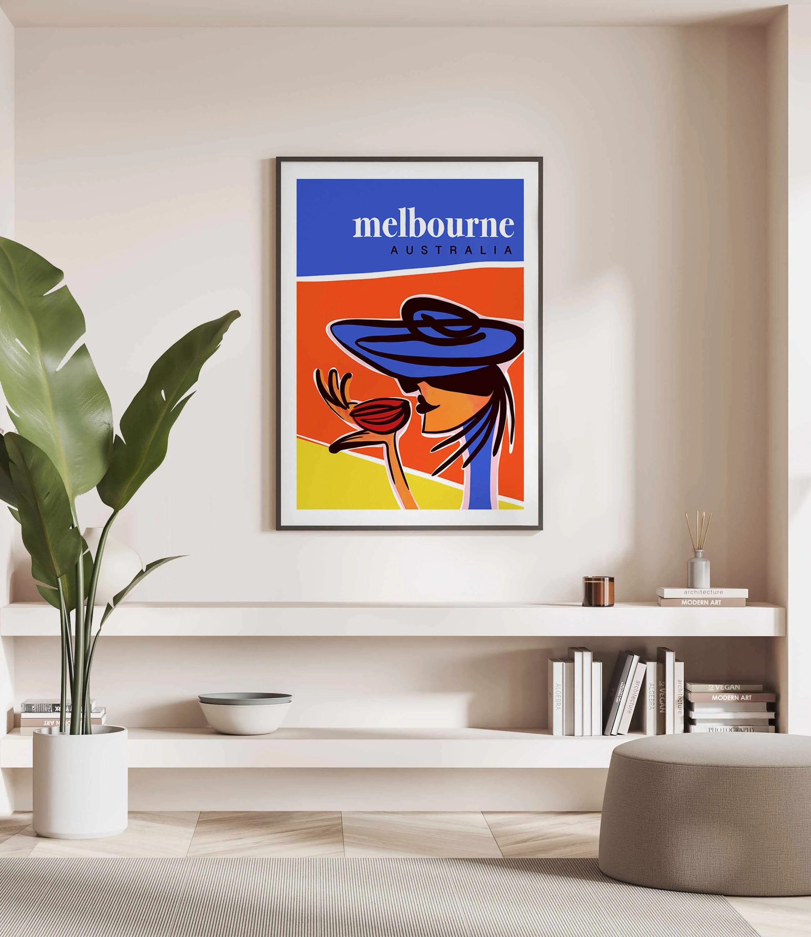 A Coffee in Melbourne Art Print