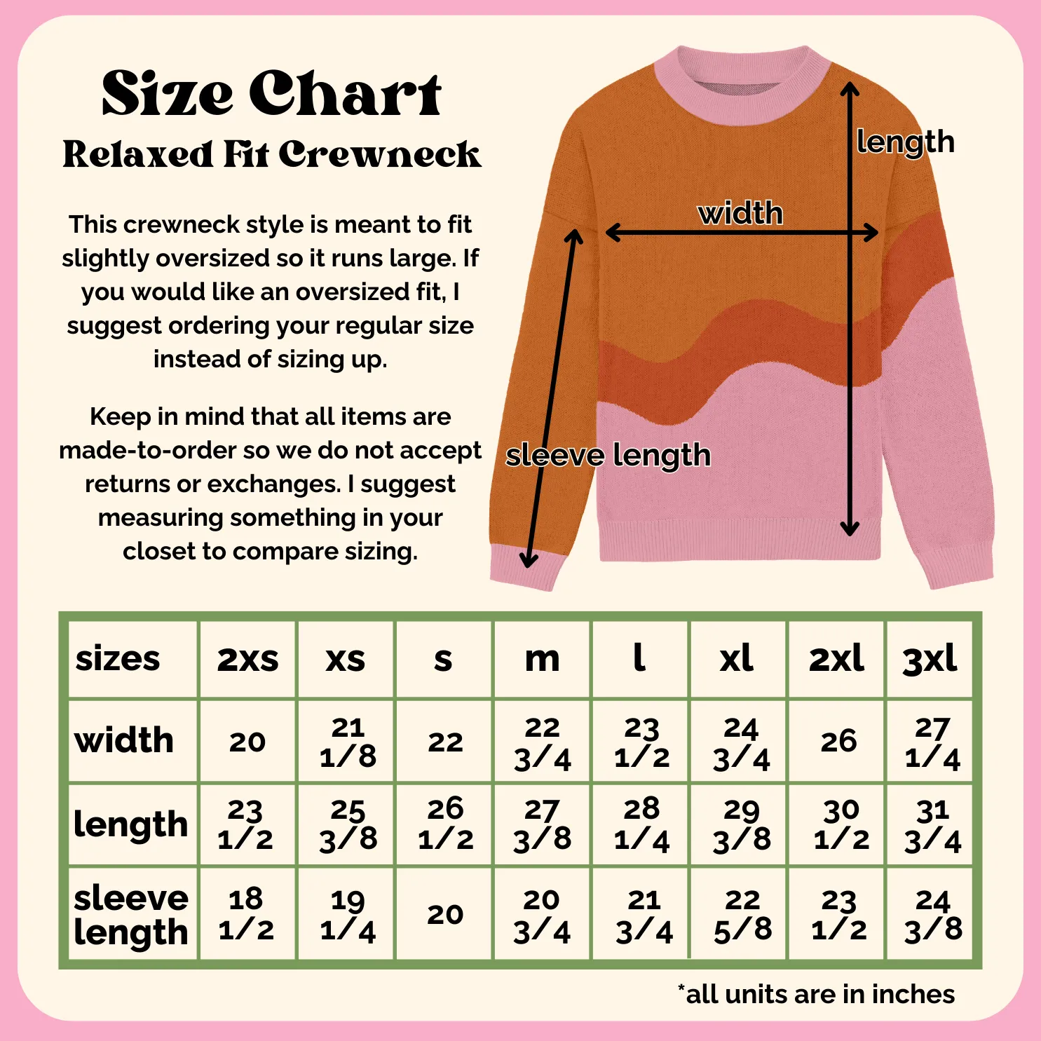 Abrosexual Squiggle Crewneck