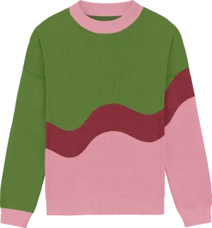 Abrosexual Squiggle Crewneck