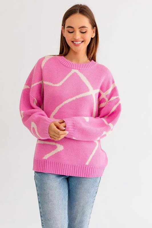 Abstract Pattern Sweater