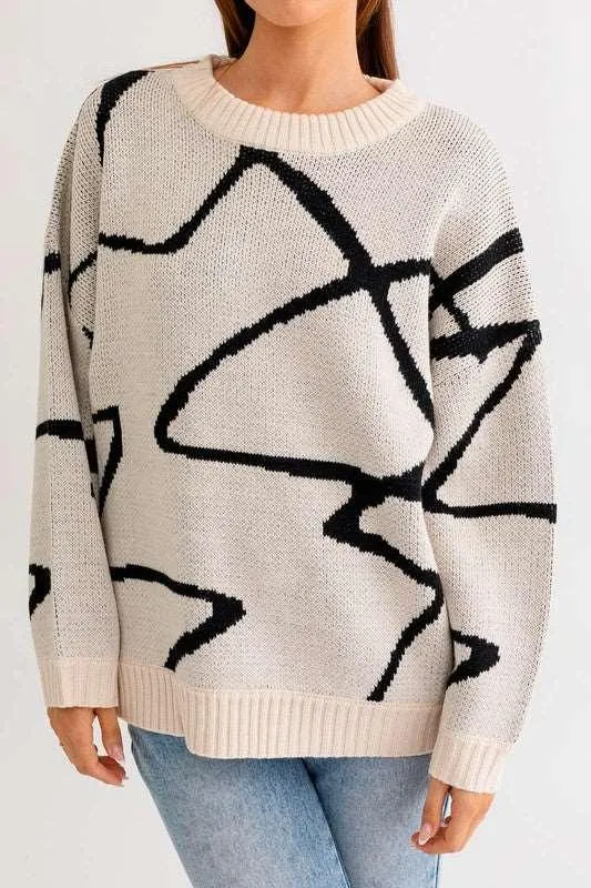 Abstract Pattern Sweater