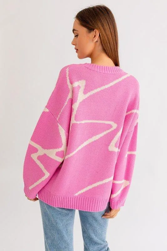 Abstract Pattern Sweater