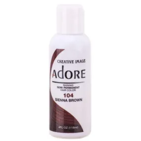 Adore Semi-Permanent Hair Color - 104 Sienna Brown