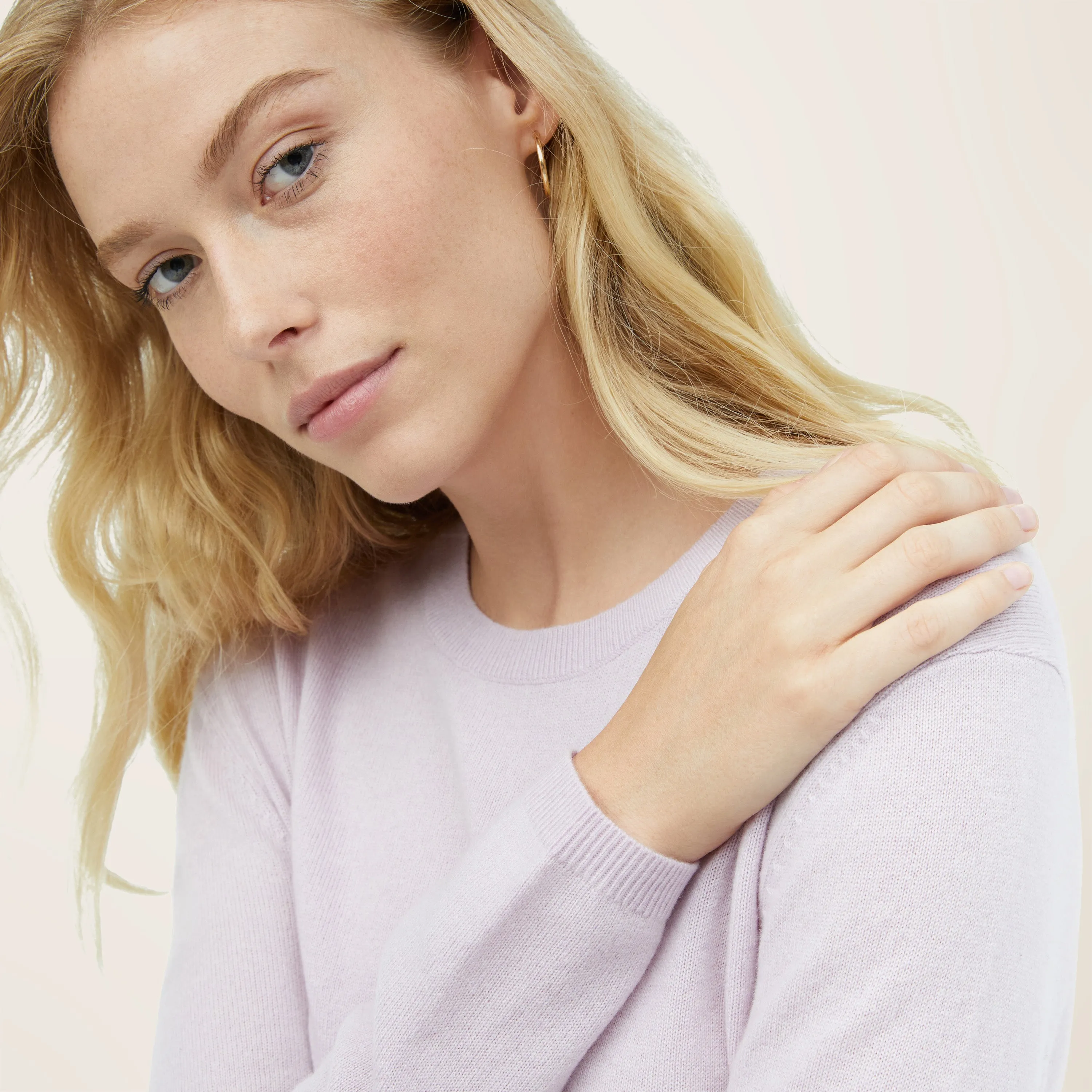 Airy Cashmere Crewneck Sweater