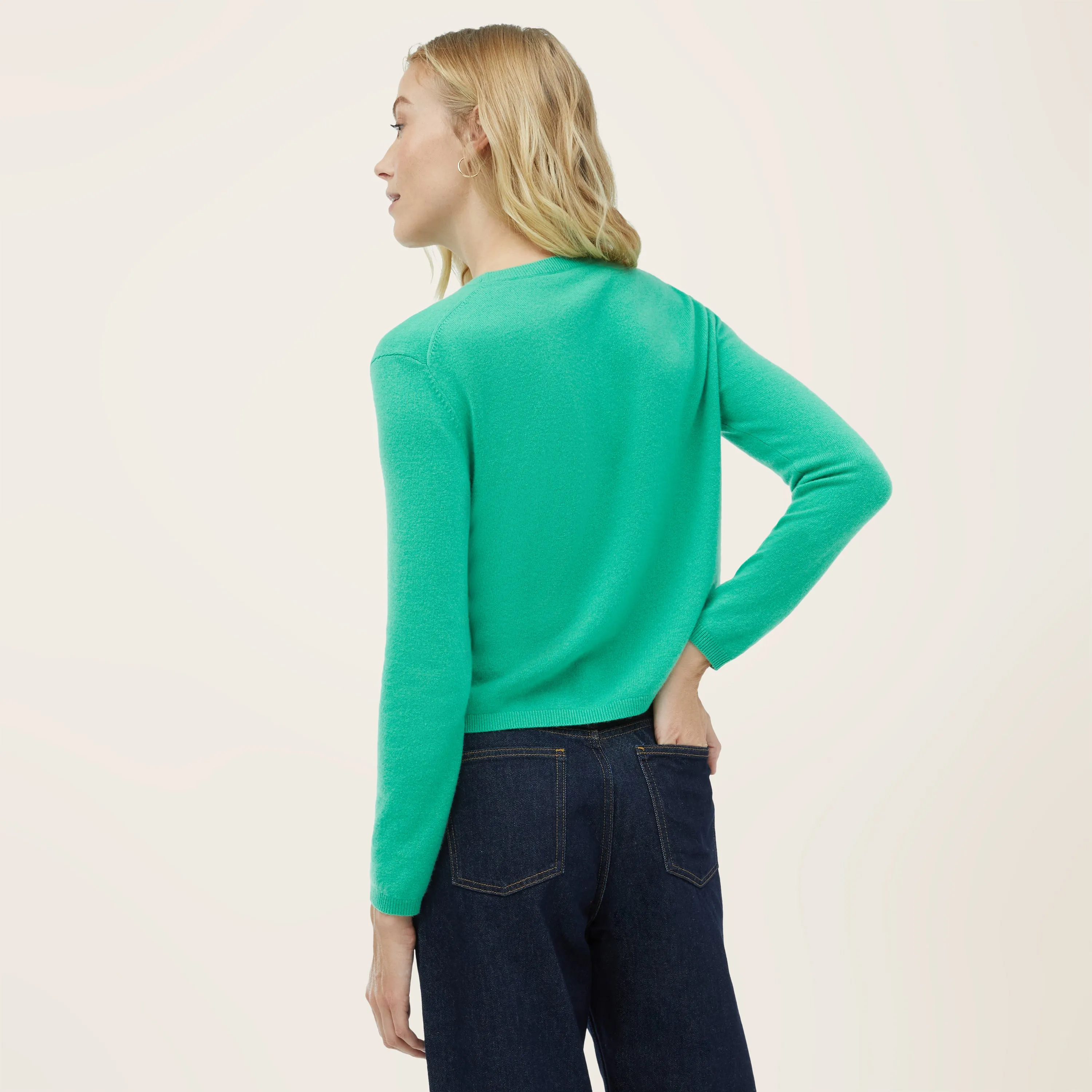 Airy Cashmere Crewneck Sweater