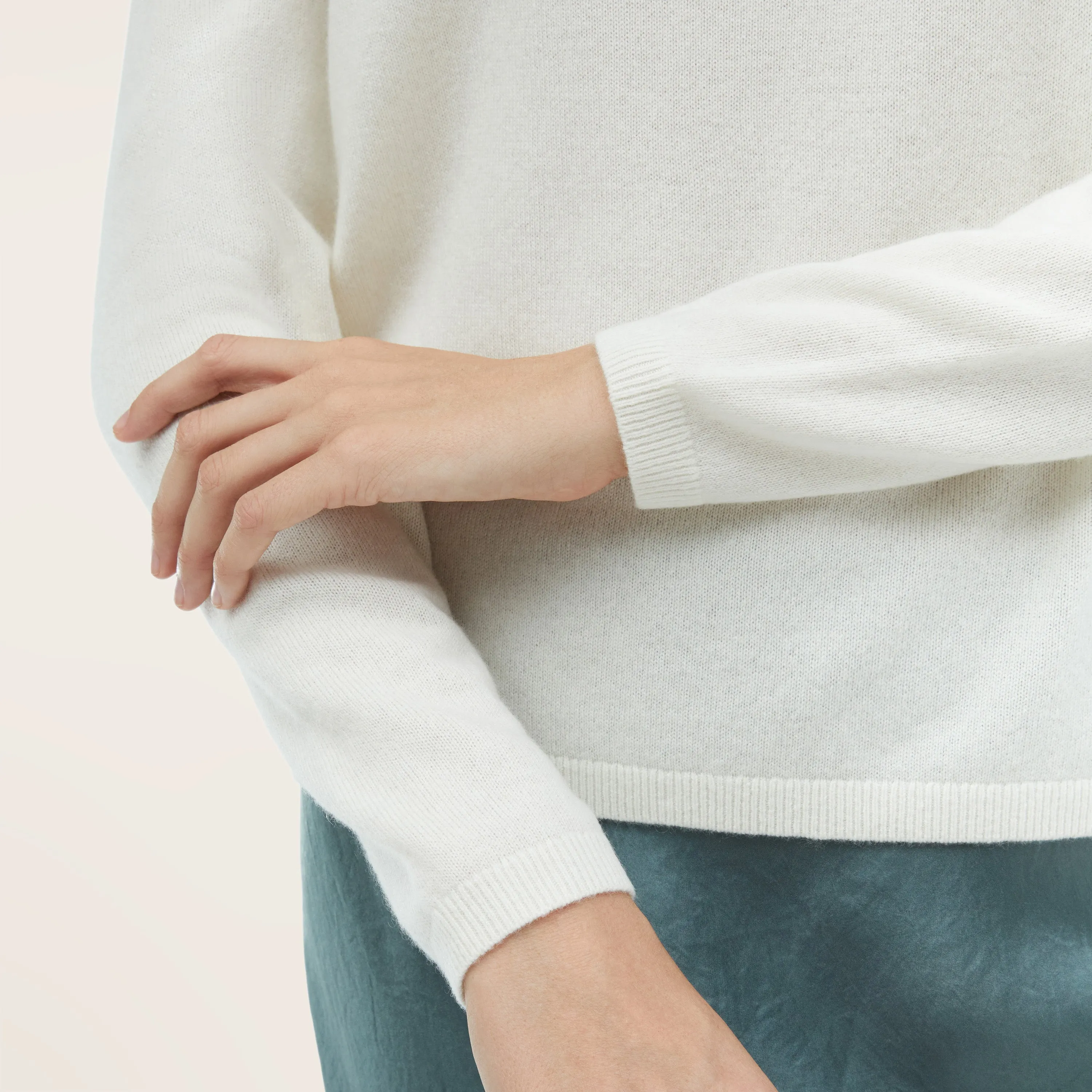 Airy Cashmere Crewneck Sweater