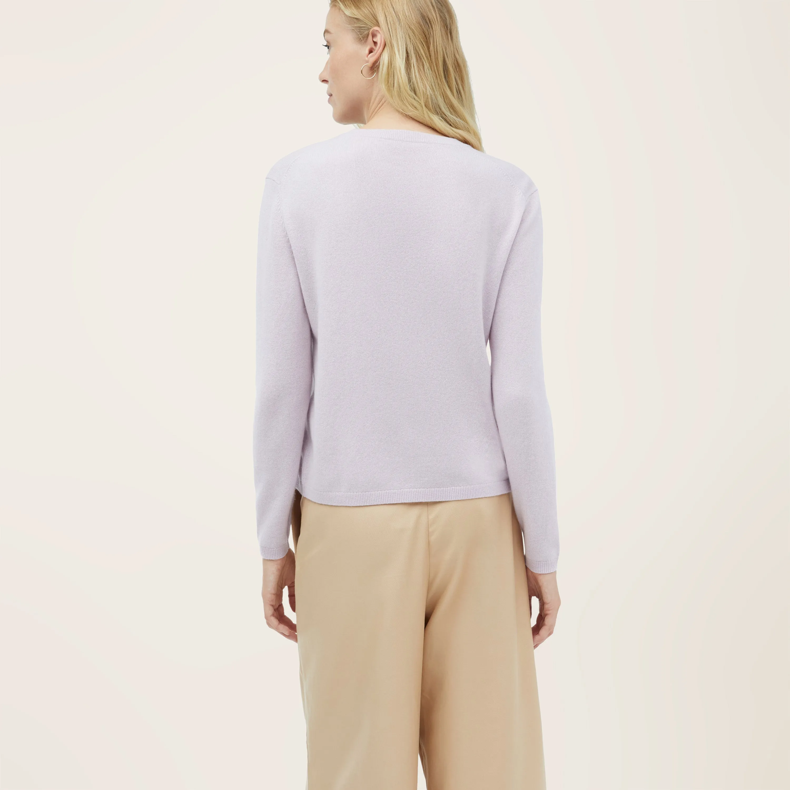 Airy Cashmere Crewneck Sweater