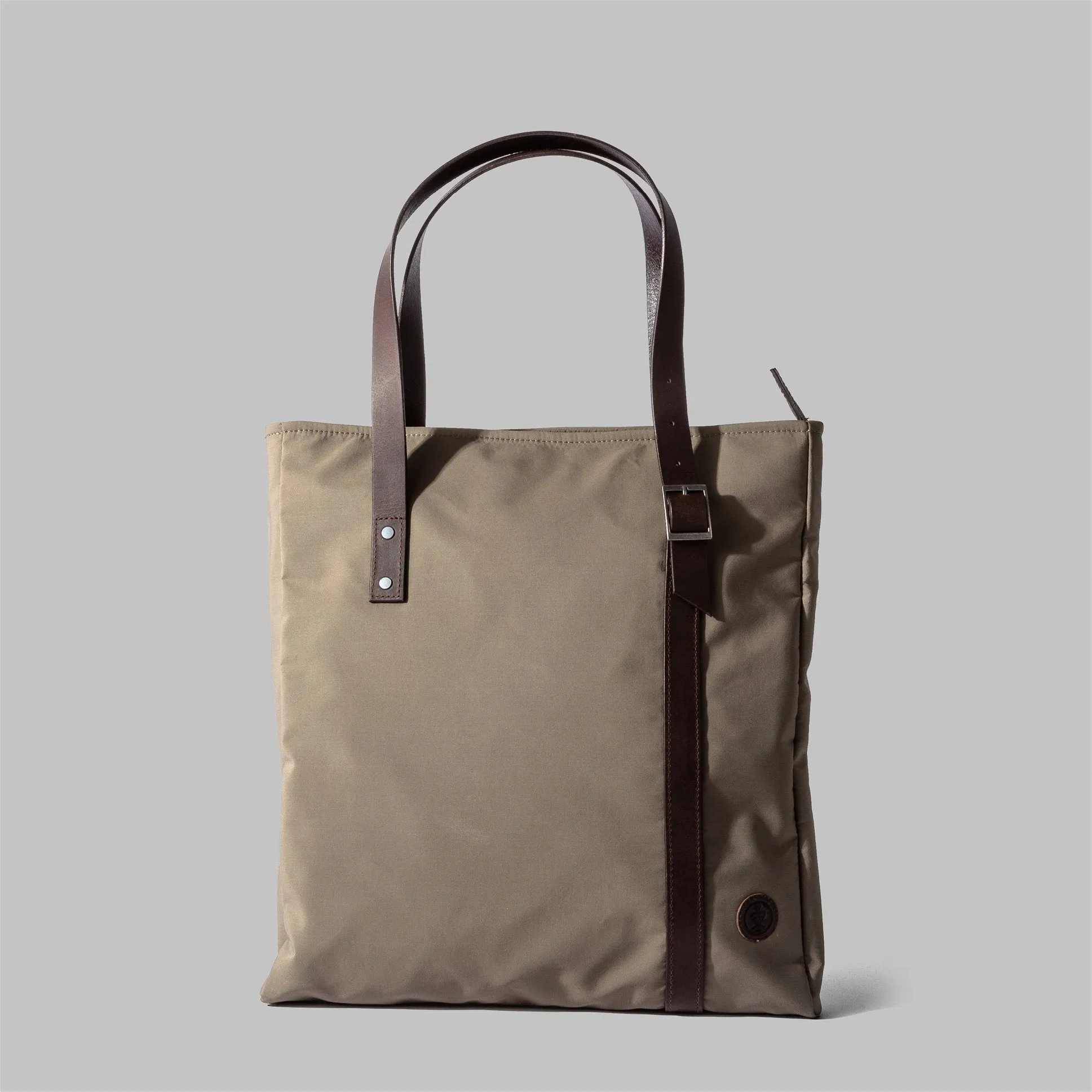 Alton Beige Nylon Tote Bag