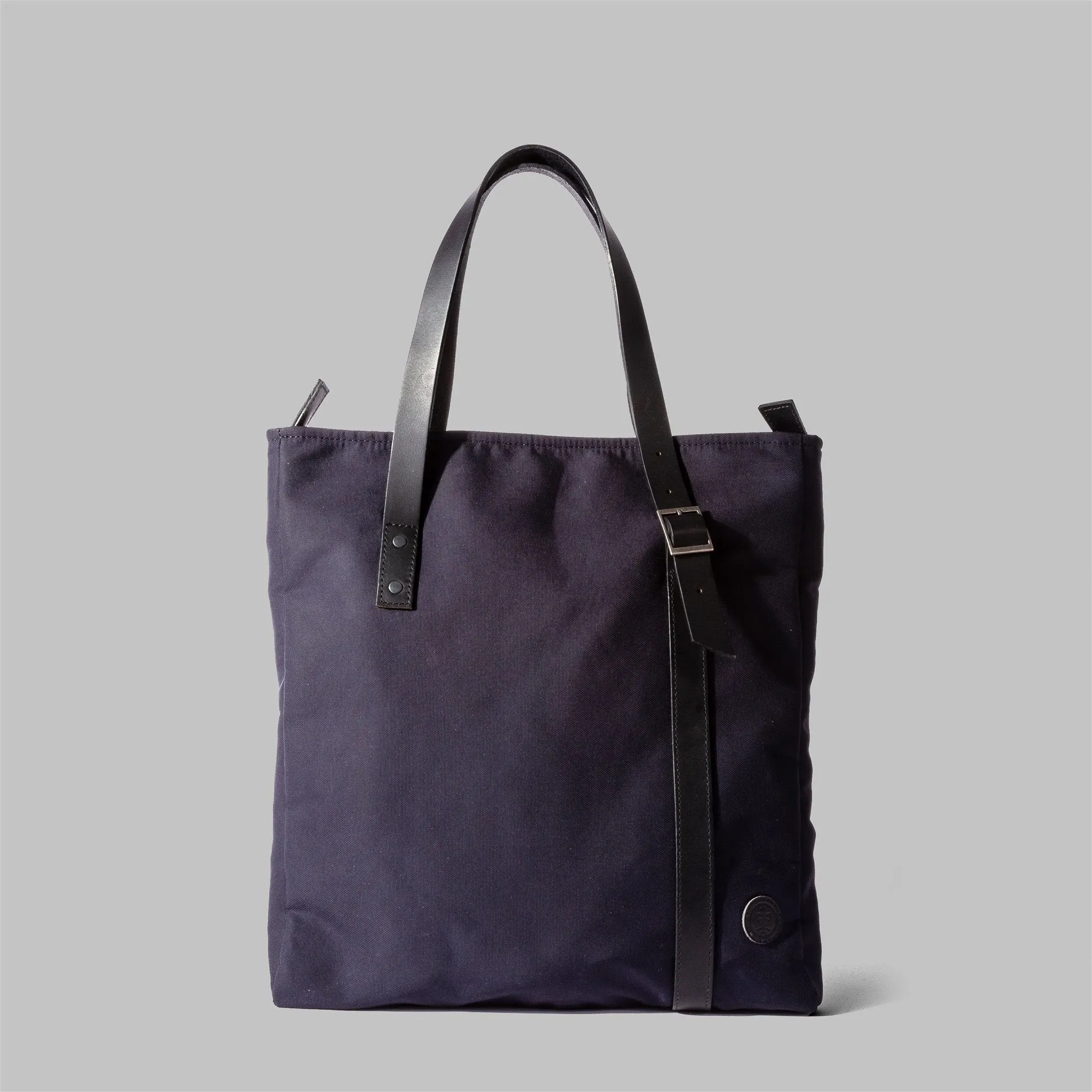 Alton Navy Nylon Tote Bag