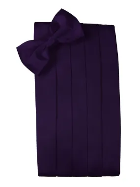 Amethyst "Premier" Satin Cummerbund Set