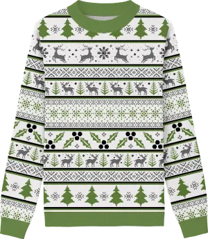 Aromantic / Agender Christmas Classic Fit Knit Crewneck