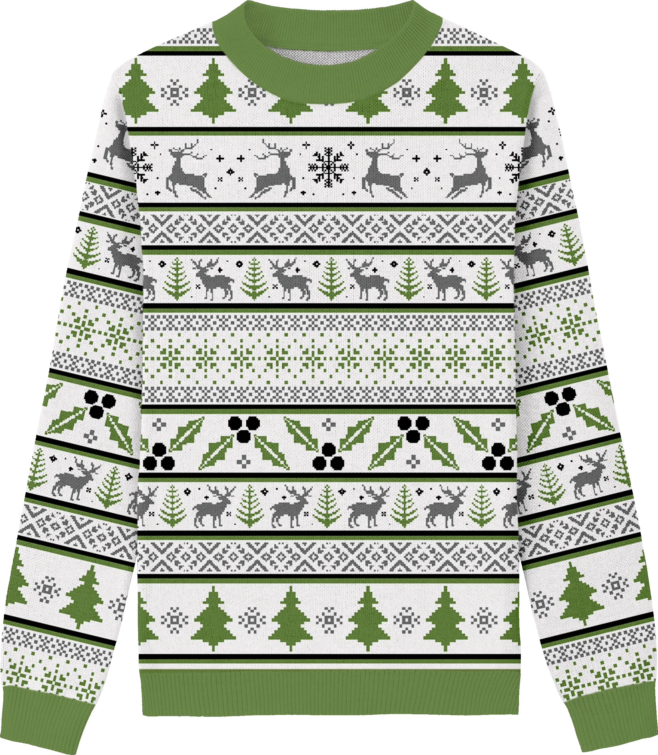 Aromantic / Agender Christmas Classic Fit Knit Crewneck