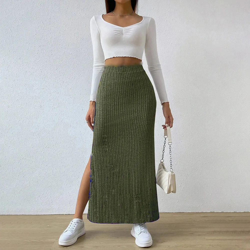 Aspen Knit Midi Bodycon Skirt