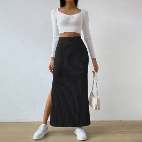 Aspen Knit Midi Bodycon Skirt