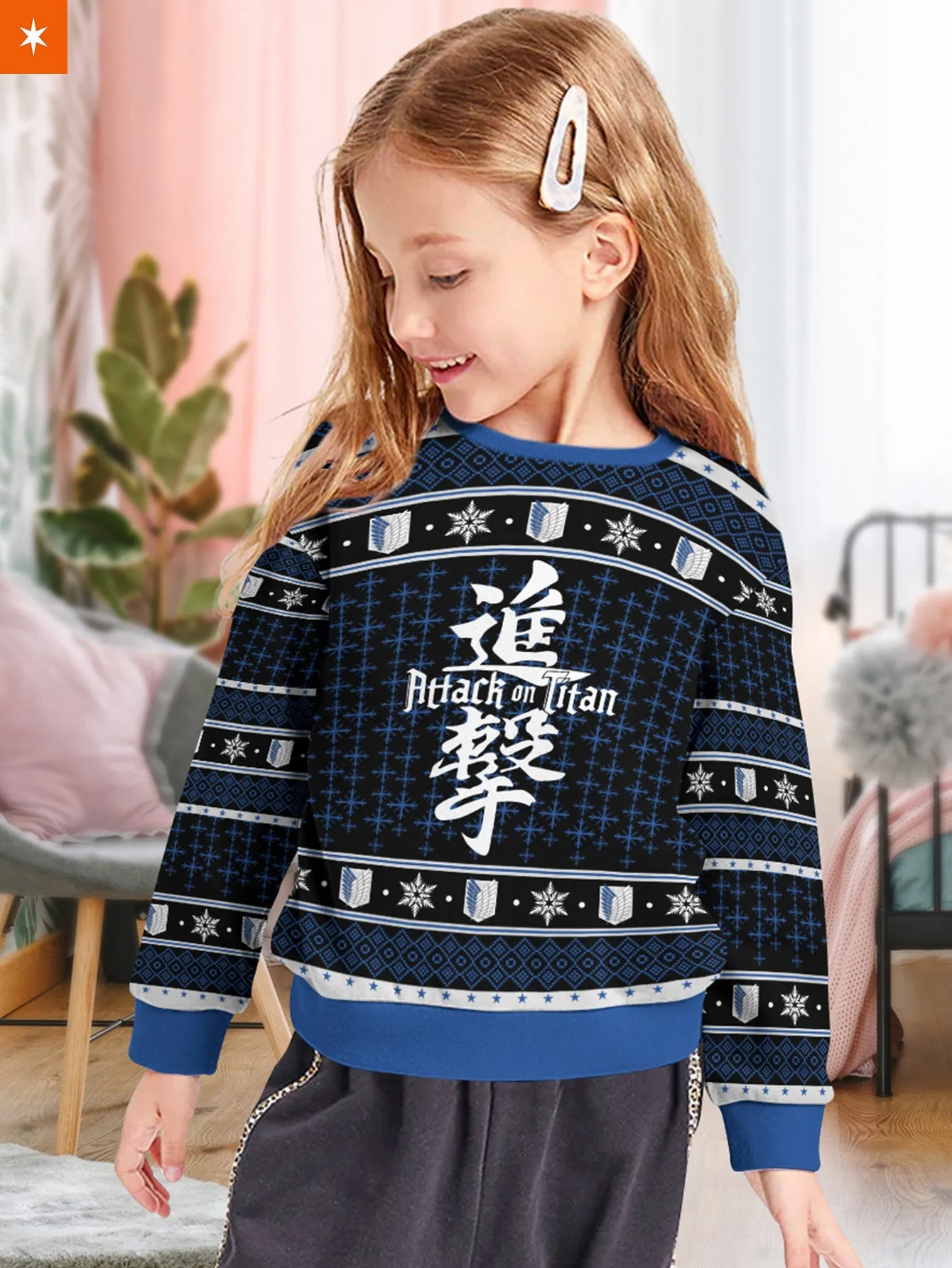 Attack on Titan Kids Unisex Wool Sweater