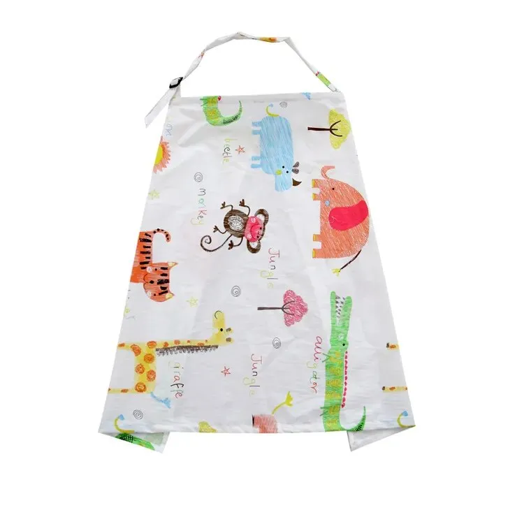 Baby Feeding Breathable Nursing Covers Breastfeeding Nursing Poncho Cover Up Adjustable Privacy Apron Outdoors Nursing Cloth