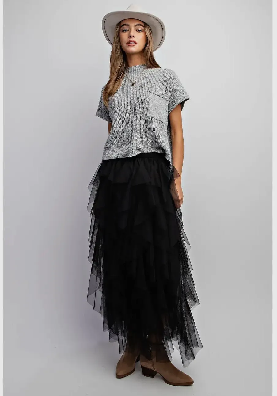 Black Tulle skirt