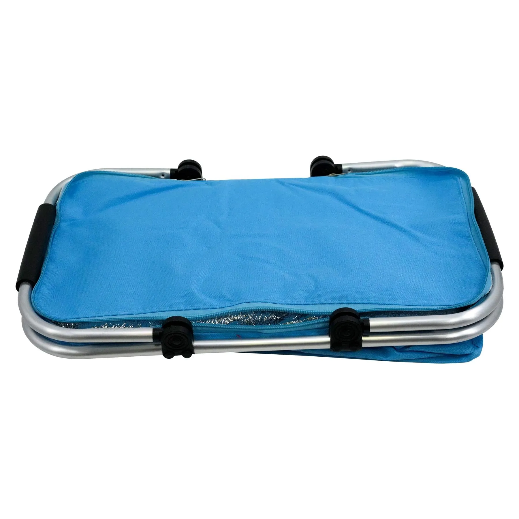 Blue Cooler Basket Bag