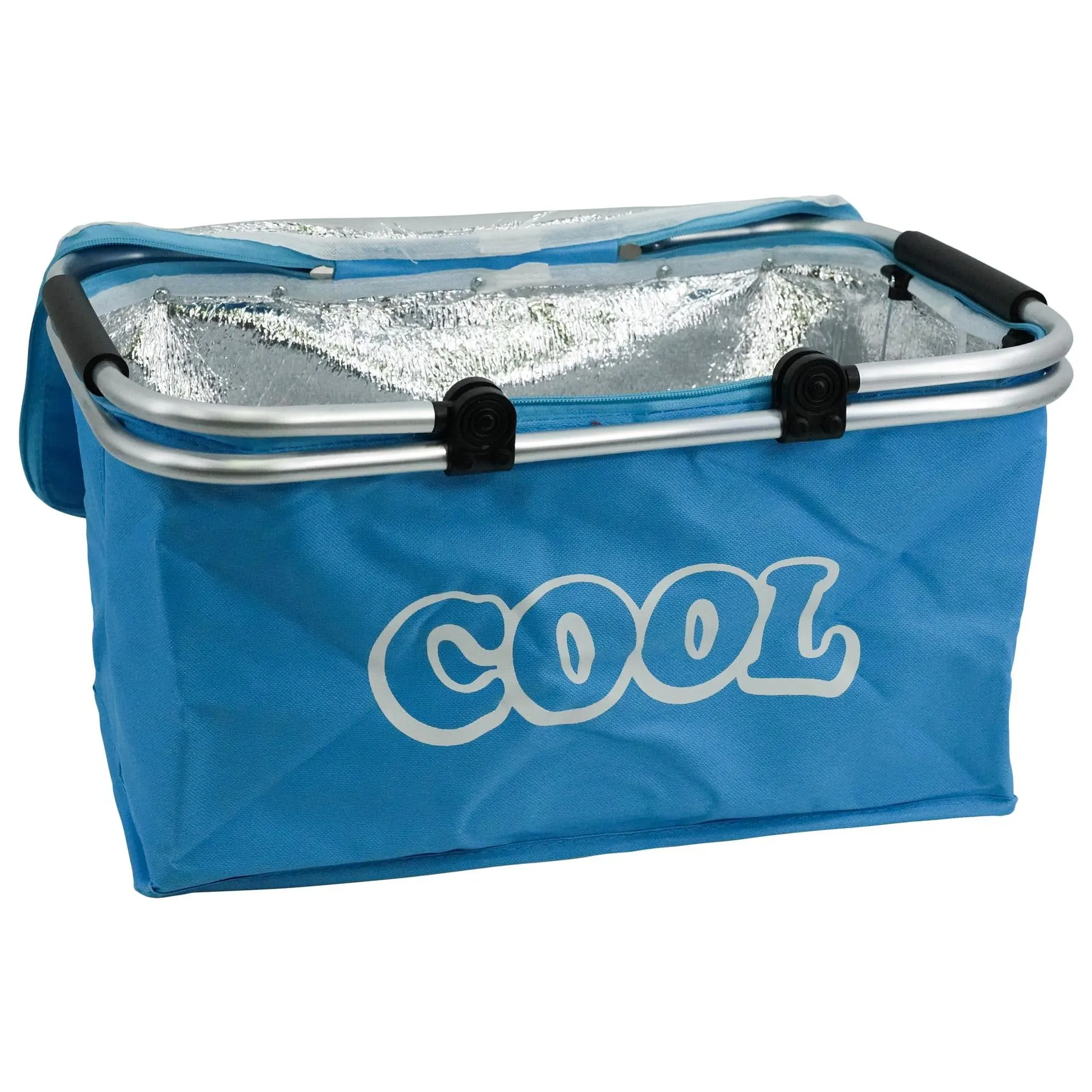 Blue Cooler Basket Bag