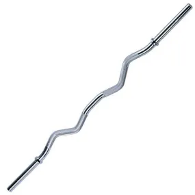 Body Solid Standard Curl Bar - Chrome