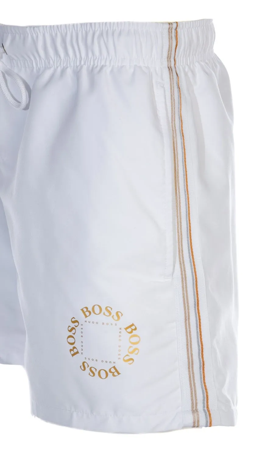 BOSS Boxfish Swim Short in White