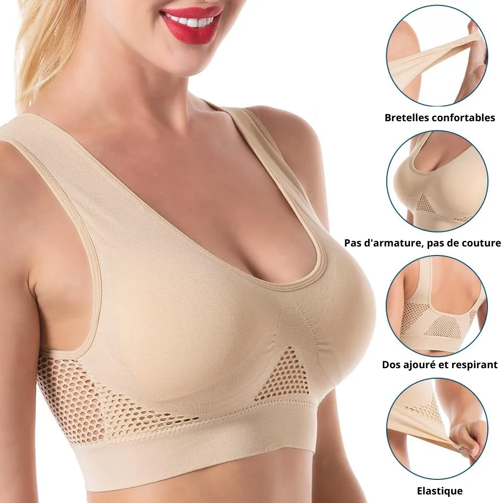 Brassière respirante sans couture ultra-confort