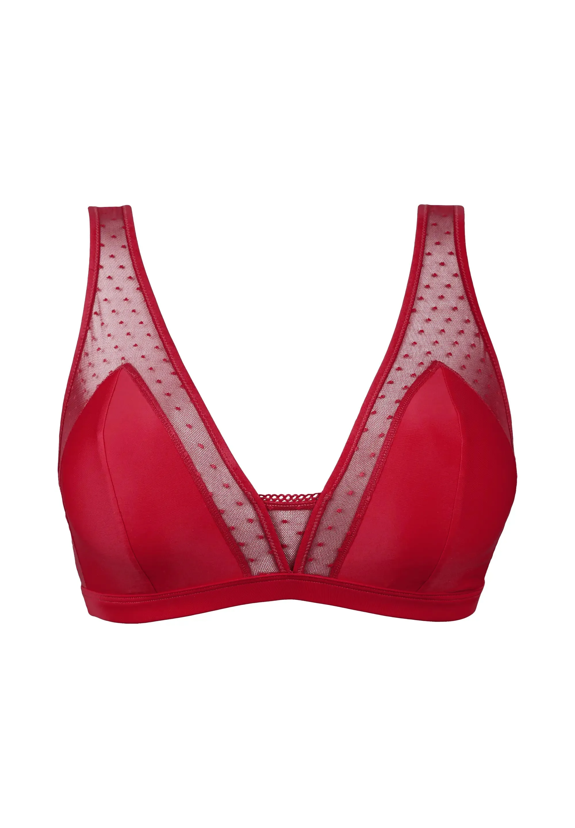 Brassière sans armatures Miss Sans Complexe - Rosie Rouge Pourpre