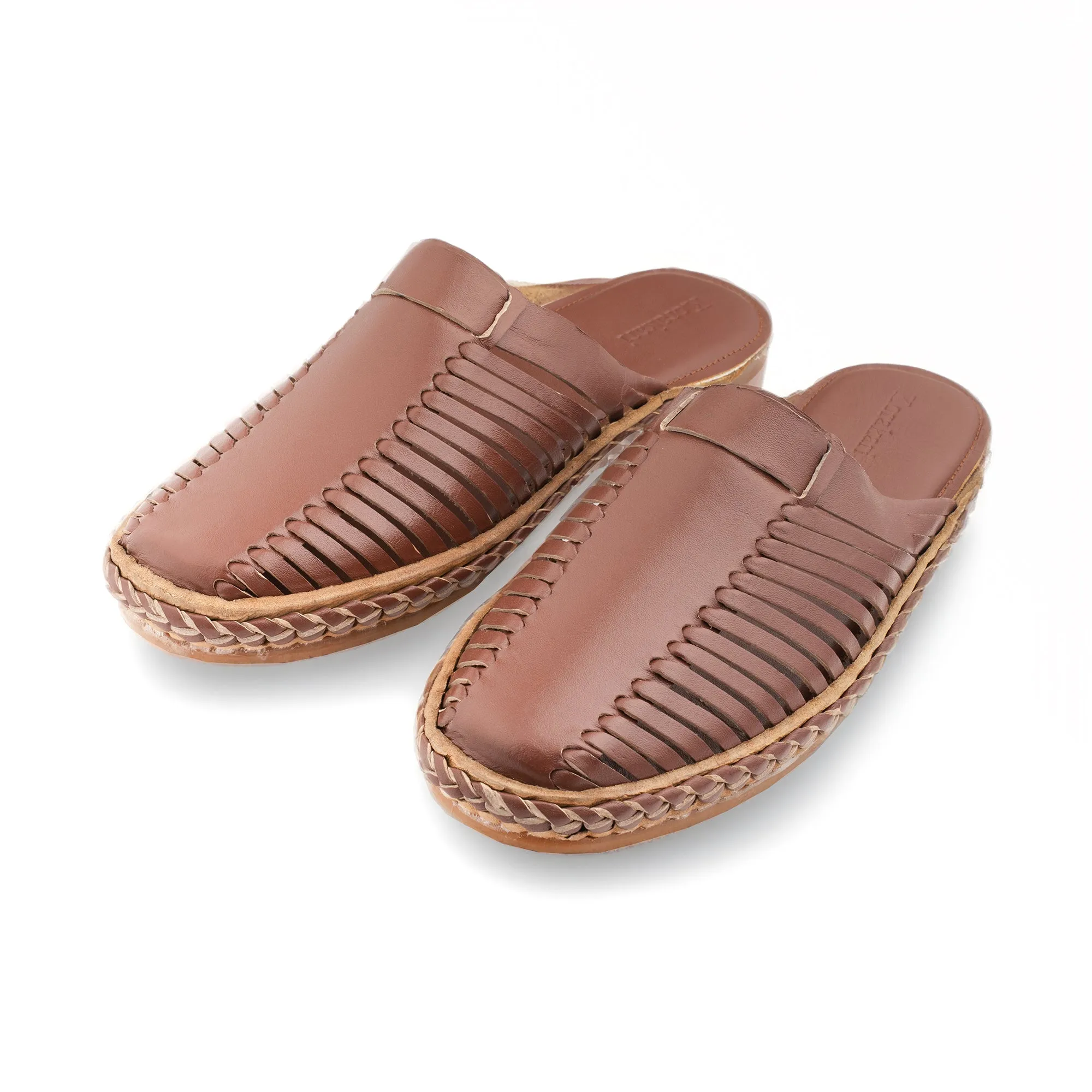 Brown Sherry  - Handmade Kolhapuri Leather Loafer for Men