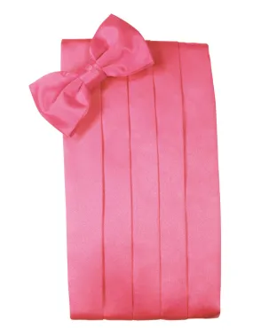 Bubblegum "Premier" Satin Cummerbund Set