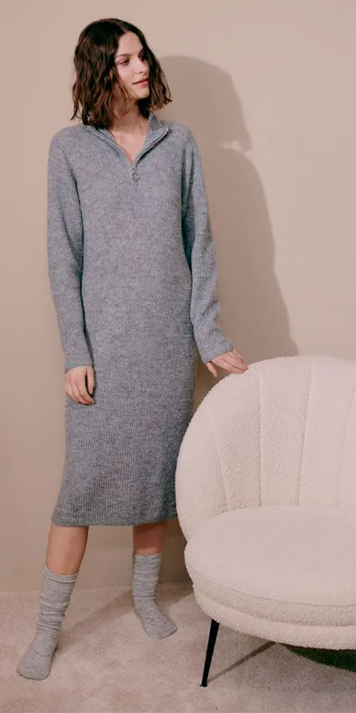 B.Young Half Zip Sweater Dress