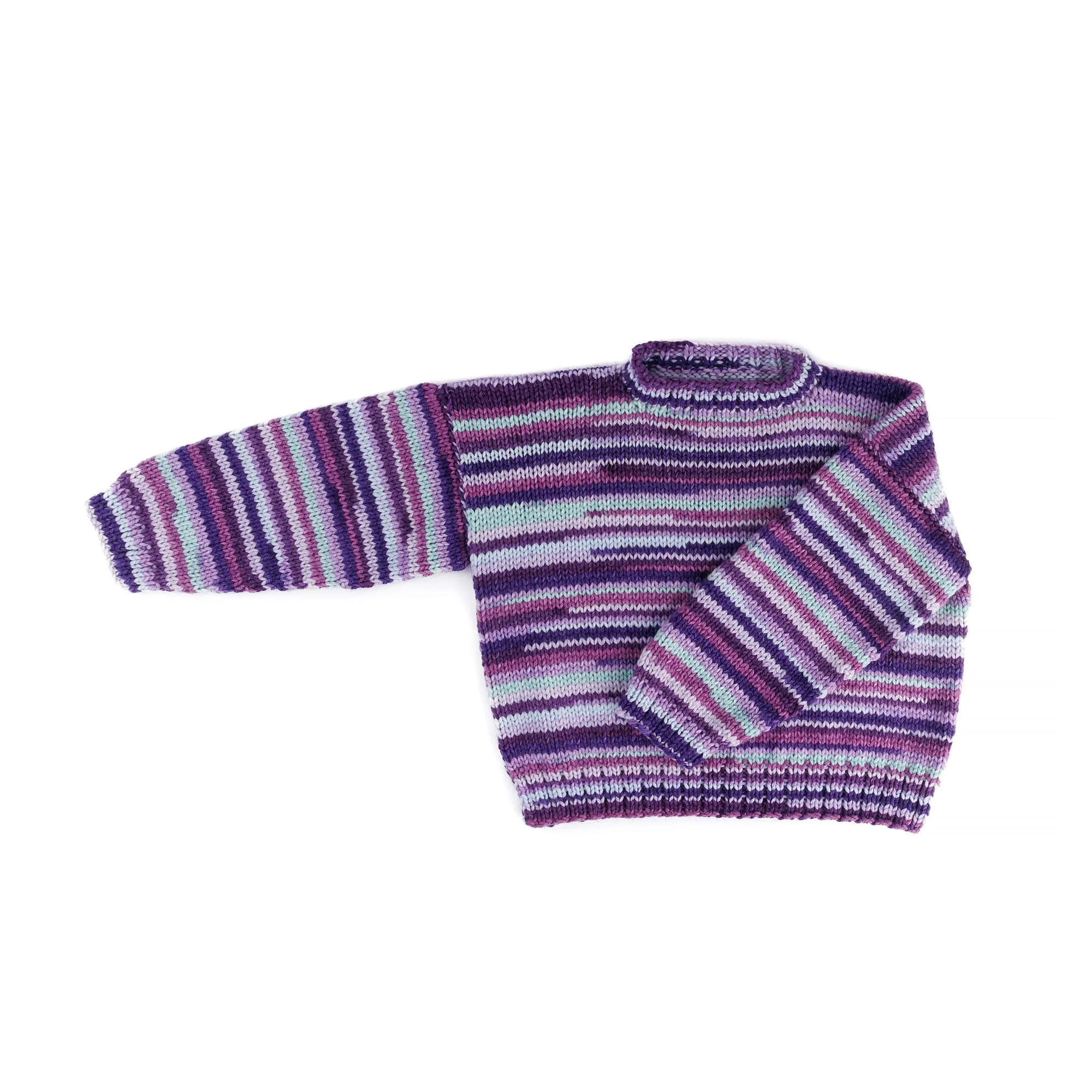 Caron Beginner's Luck Knit Sweater