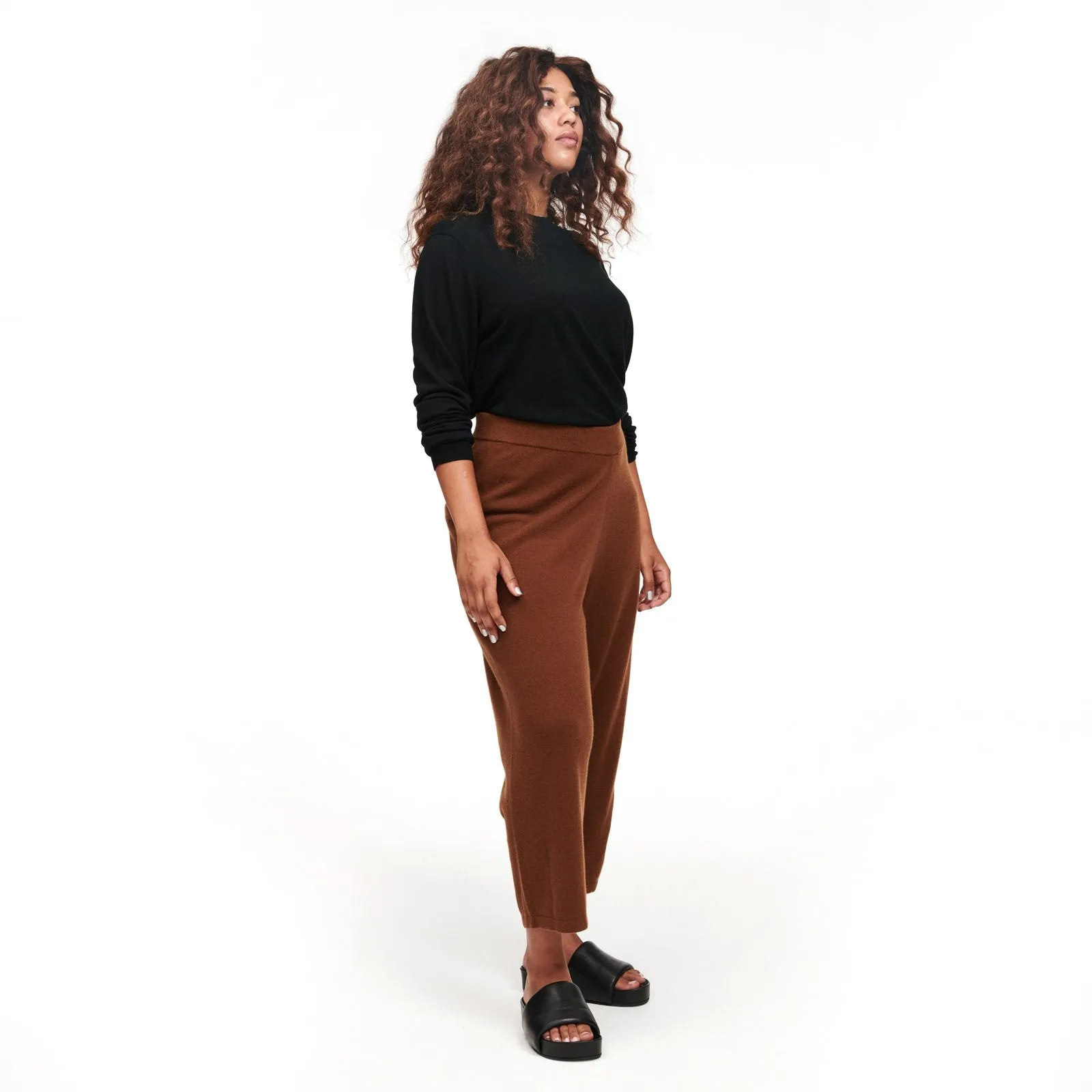 Cashmere Cropped Pant