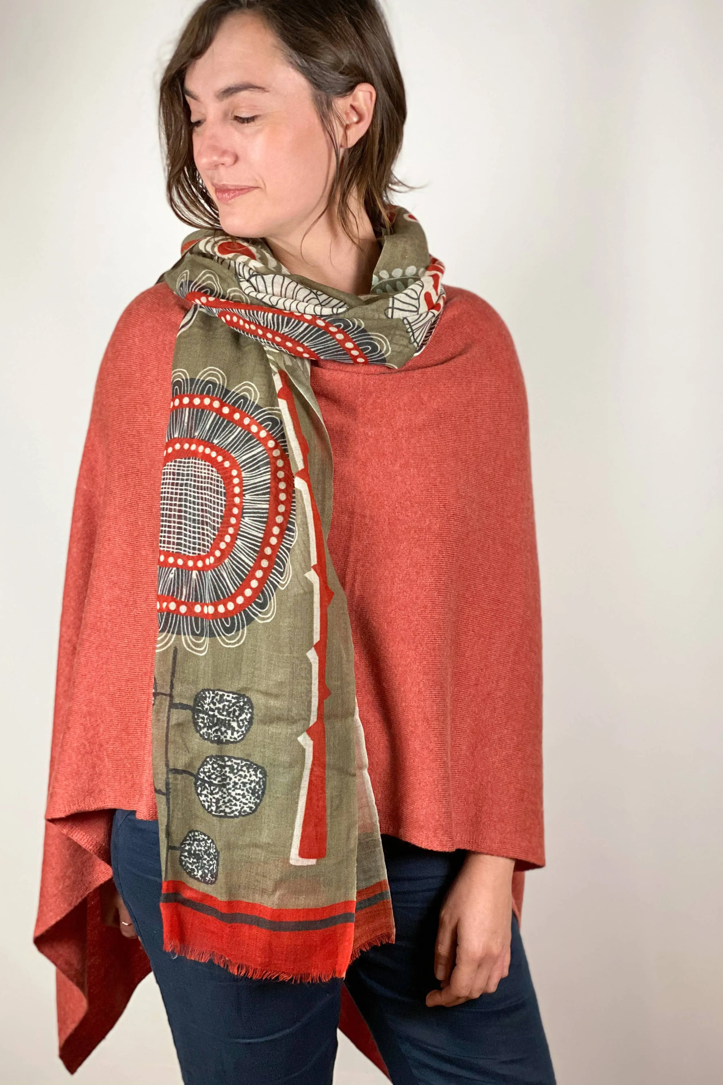 Cashmere Poncho Spice