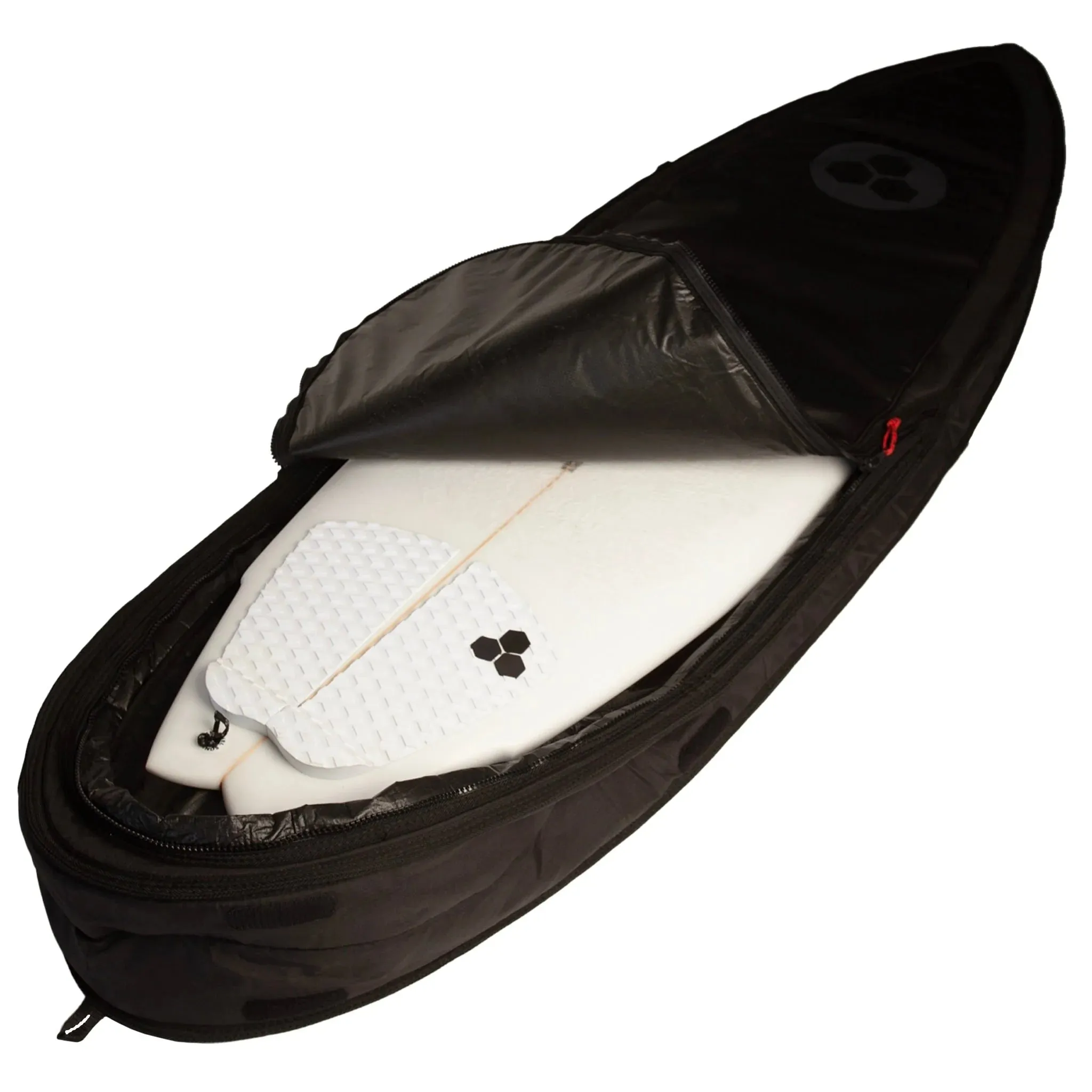 Channel Islands Single/Double Traveler Shortboard Bag - Black