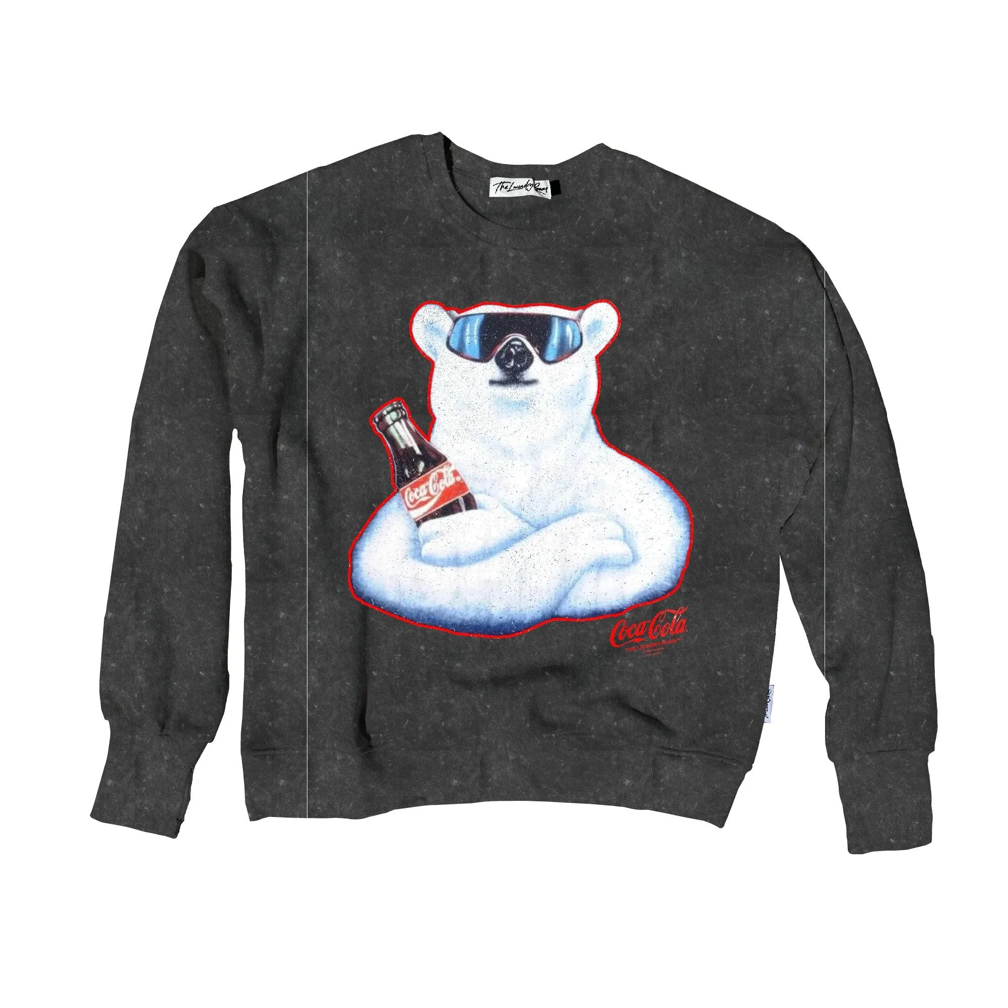 Coca Cola Polar Bear - Classic Crewneck Sweater - Black Snow