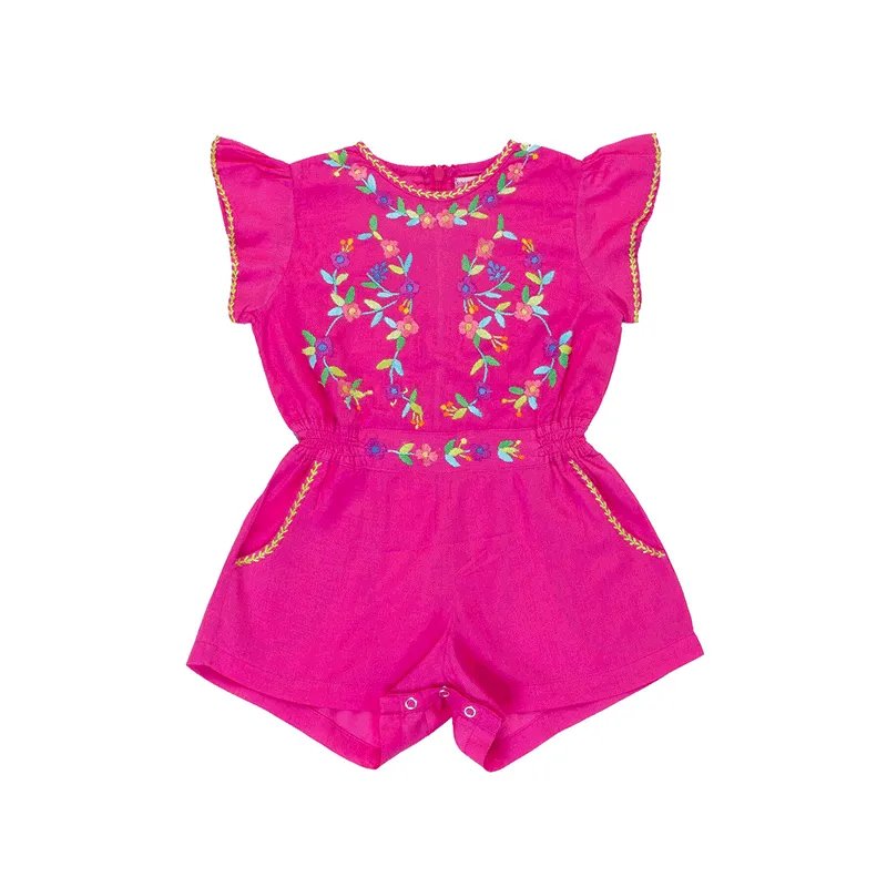 Coco & Ginger Magnolia Playsuit - Cerise