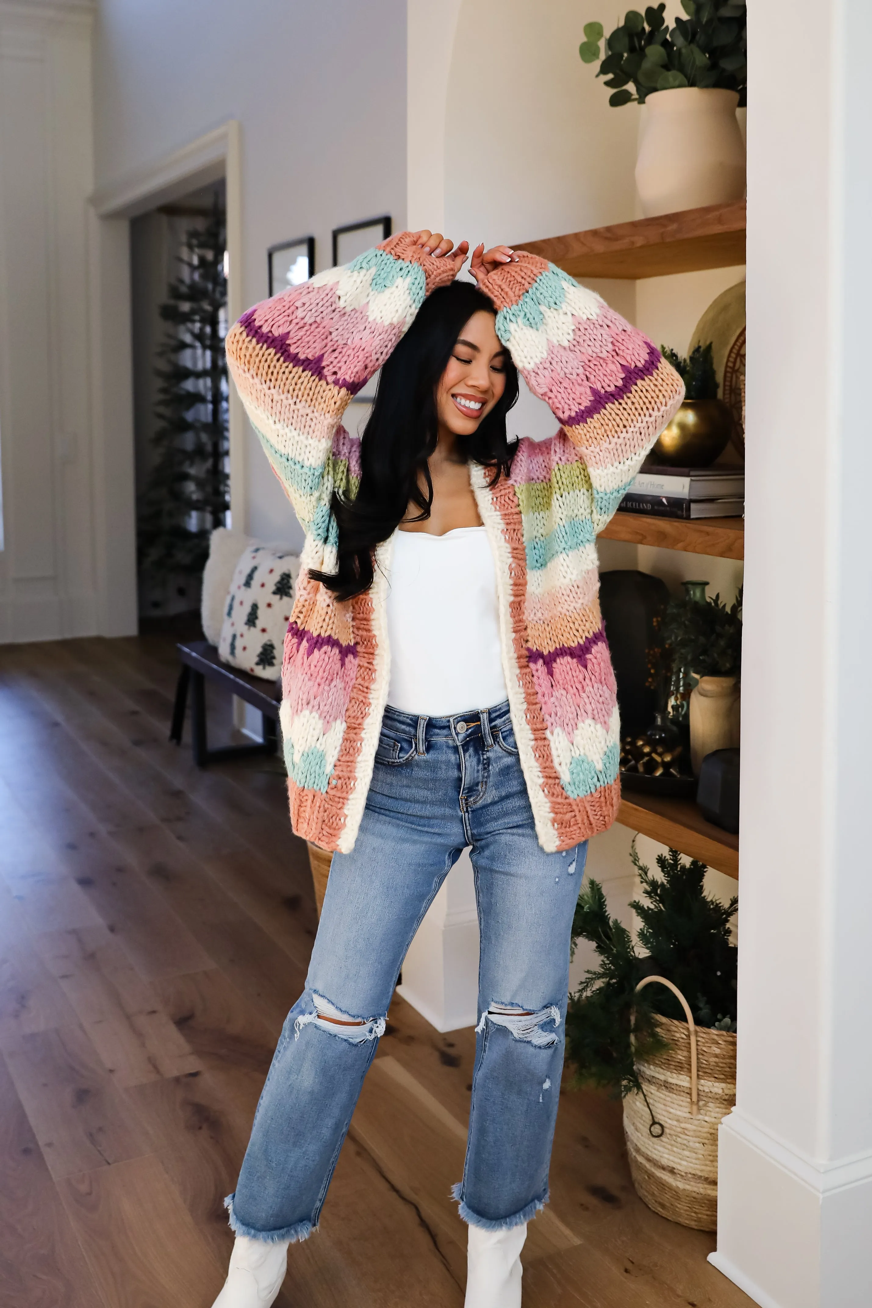 Cozy Coolness Multi Sweater Cardigan