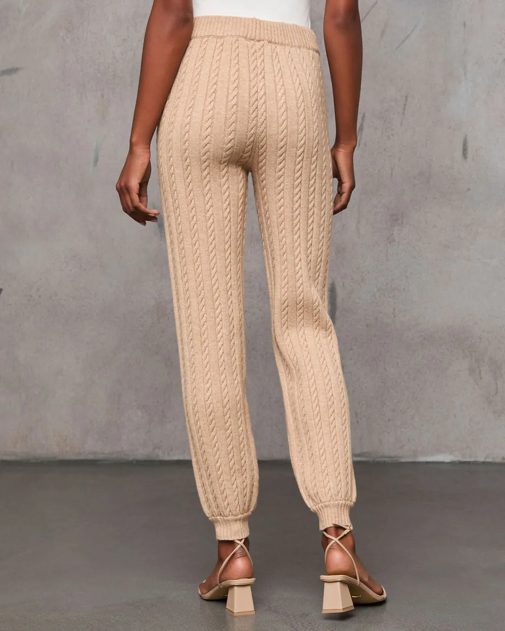 Cuddle Me High Rise Knit Pant