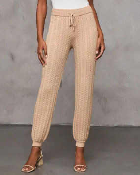 Cuddle Me High Rise Knit Pant