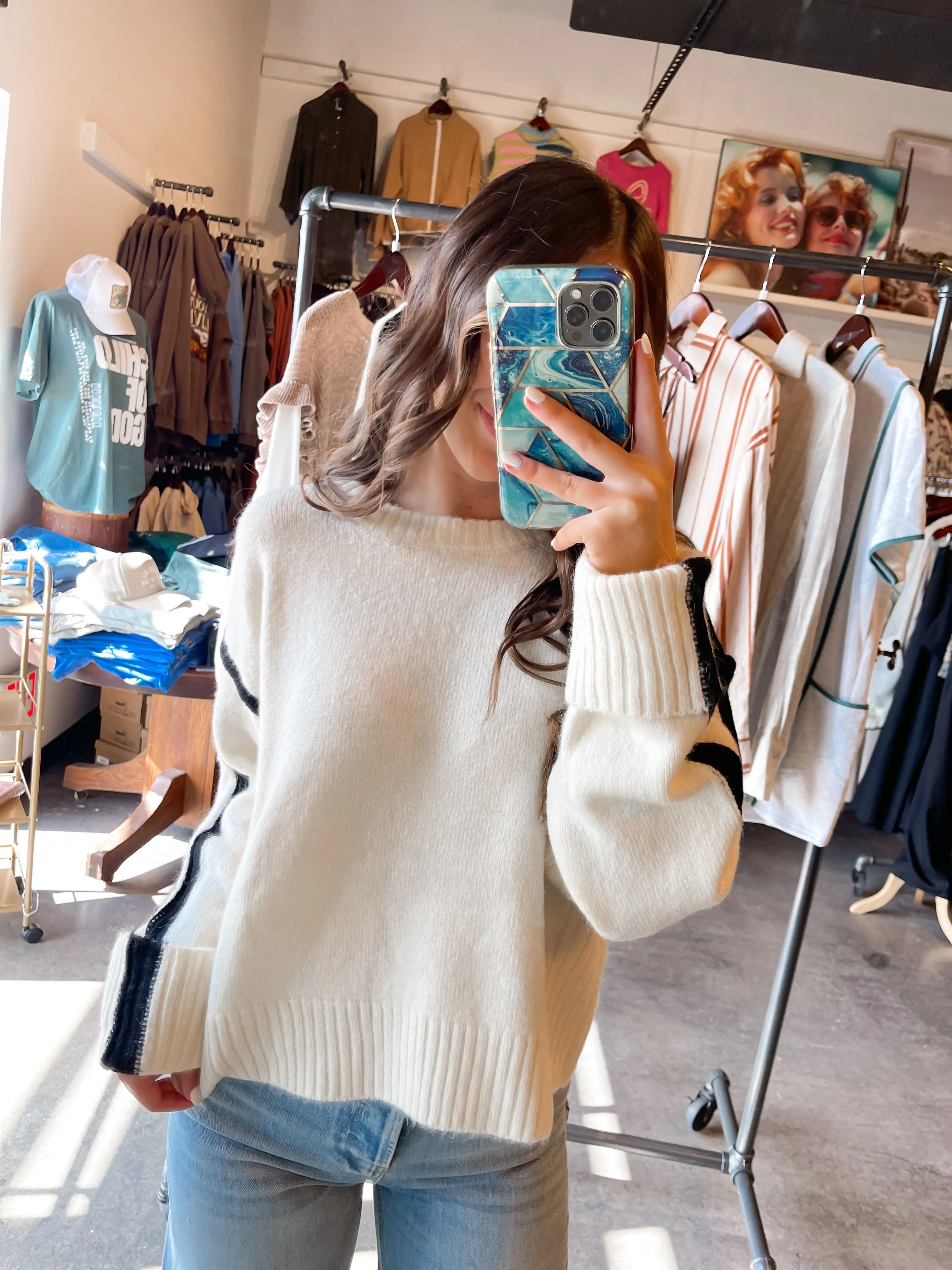 Cuddled Up Cutie Sweater | Cream