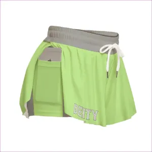 Deity Womens Neon Sports Culottes With Pocket