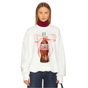 Diet Coke Bow - Short Jumper - White