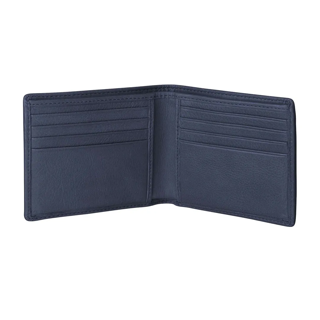 Dinero Card Wallet - Navy/Cream by Pampeano