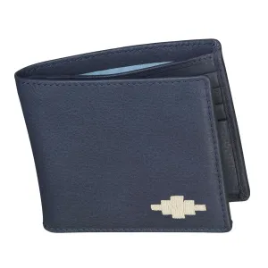 Dinero Card Wallet - Navy/Cream by Pampeano